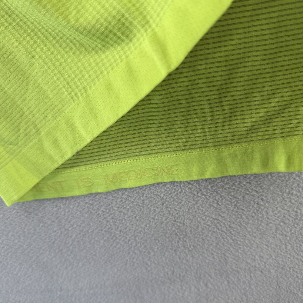 Lululemon Metal Vent Tech Shirt Men's XL Yellow Neon Highlighter Workout 2.0 NEW - Picture 9 of 13